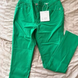 Vibrant Green Skinny Jeans